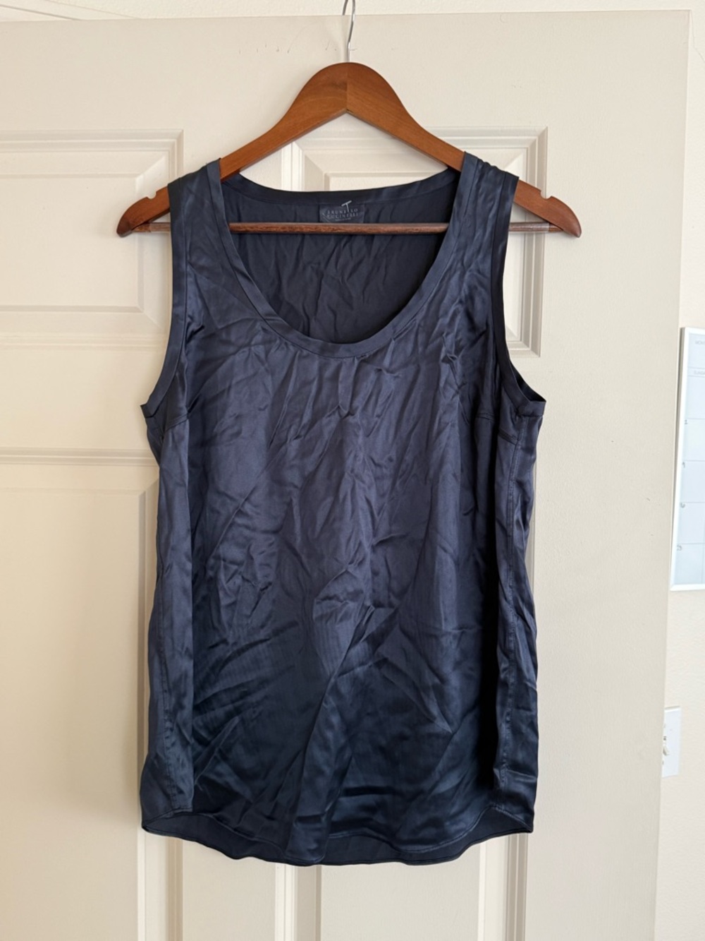 Brunello Cucinelli Silk Scoop Neck Camisole Tank Too